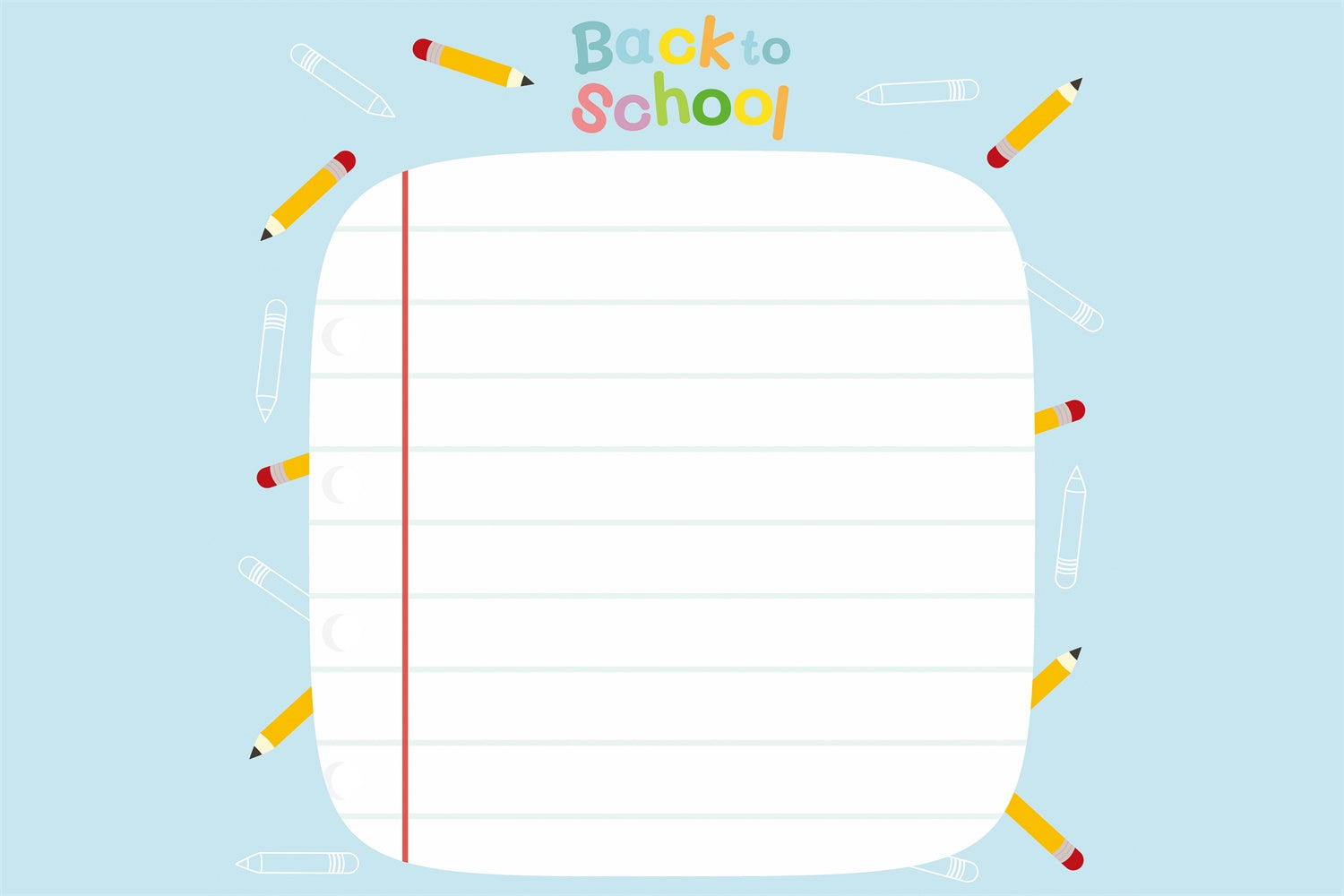 Sfondo Fotografico Per Notebook Ritorno A Scuola BRP7-9