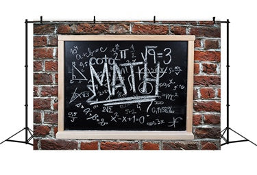 Sfondo Per Lavagna Matematica Di Ritorno A Scuola BRP7-19
