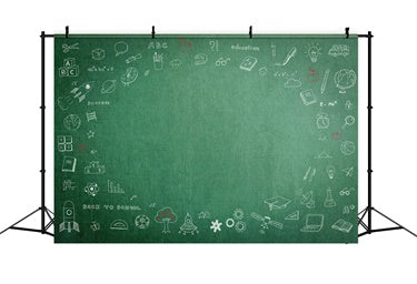 Lavagna Scientifica Ritorno A Scuola Sfondo BRP7-17