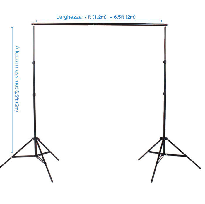Kit Supporto Per Fondale Kit Supporto Per Sistema Di Supporto Per Fondale Regolabile PR2