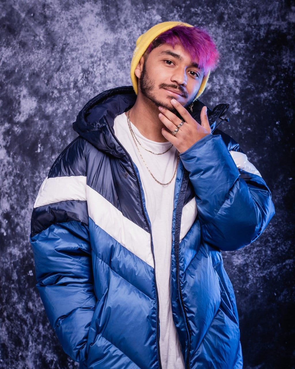 Sfondo Astratto Con Texture In Marmo Nero Per Photo Booth M060